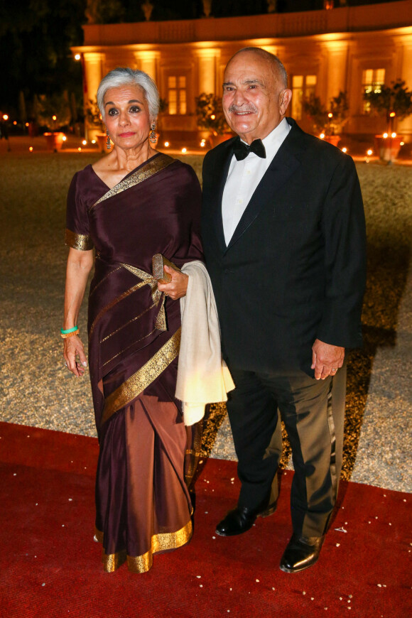 Princess Sarvath of Jordan, Prince Hassan Bin Talal of Jordan - Mariage de la princesse Maria Anunciata de Liechtenstein avec son fiancé Emanuele Musini à Vienne, en Autriche, le 4 septembre 2021