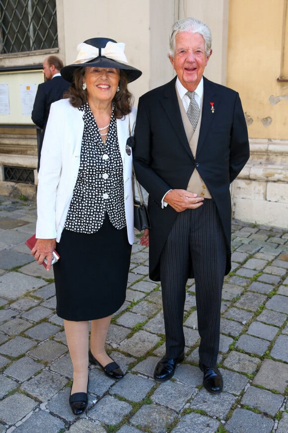 Archduchess Christiana of Austria, Archduke Michael of Austria - Mariage de la princesse Maria Anunciata de Liechtenstein avec son fiancé Emanuele Musini à Vienne, en Autriche, le 4 septembre 2021