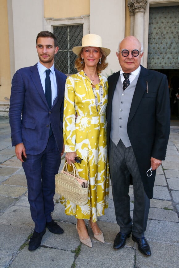 Frederik Sachs, Mafalda Princess of Hesse, Rolf Sachs - Mariage de la princesse Maria Anunciata de Liechtenstein avec son fiancé Emanuele Musini à Vienne, en Autriche, le 4 septembre 2021