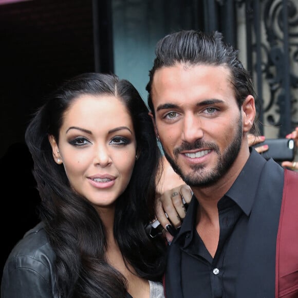 Nabilla Benattia et Thomas Vergara à Paris, juillet 2013