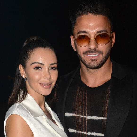 Nabilla Benattia et son mari Thomas Vergara au photocall de l'after party "Magnum x Rita Ora" sur la plage privée Magnum lors du 72ème Festival International du Film de Cannes. © Veeren/Bestimage