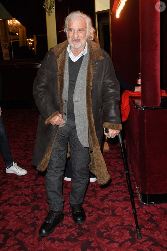Jean-Paul Belmondo - Générale du spectacle de "Michel Leeb - 40 ans !" au Casino de Paris, le 14 décembre 2017. © Coadic Guirec/Bestimage