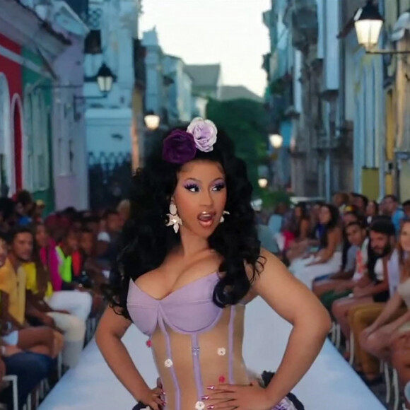 Cardi B sur le clip vidéo Me Gusta, le 21 septembre 2020 