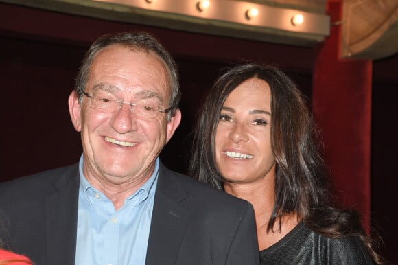 Jean-Pierre Pernaut et sa femme Nathalie Marquay lors de la générale de la pièce de théâtre "La Tête Dans Les Etoiles" au Théâtre de la Gaîté-Montparnasse à Paris, France, le 24 mai 2018. © Coadic Guirec/Bestimage