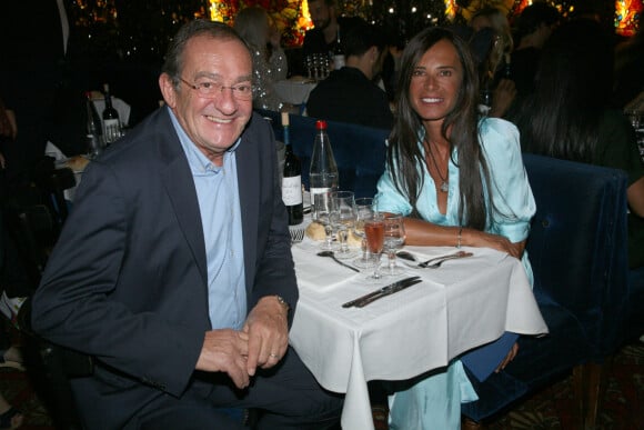 Jean-Pierre Pernaut et sa femme Nathalie Marquay - Soirée au Don Camilo pour le lancement du clip "Radio Aktébo" de l'association Aktebo au profit des enfants malades à Paris le 17 septembre 2019. © JLPPA/Bestimage