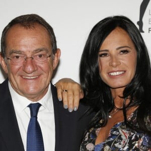 Jean-Pierre Pernaut et sa femme Nathalie Marquay - Gala de charité au profit de l'association "Les Bonnes fées" à l'hôtel d'Evreux, Place Vendôme à Paris, le 20 mars 2017. © Christophe Aubert via Bestimage