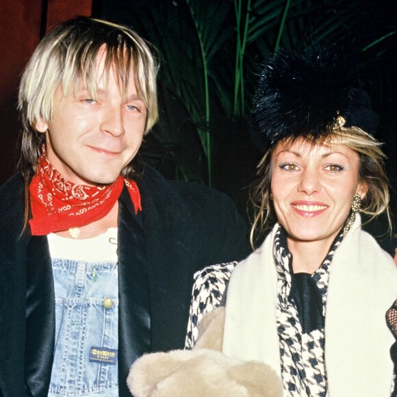 Renaud et sa première épouse Dominique au Zénith de Paris.