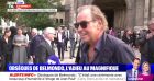 Michel Leeb raconte l'hommage d'Alain Delon à Jean-Paul Belmondo lors des obsèques de ce dernier à Paris, le 10 septembre 2021.