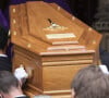 Cercueil - Obsèques de Jean-Paul Belmondo en en l'église Saint-Germain-des-Prés, à Paris le 10 septembre 2021. © Cyril Moreau / Bestimage 