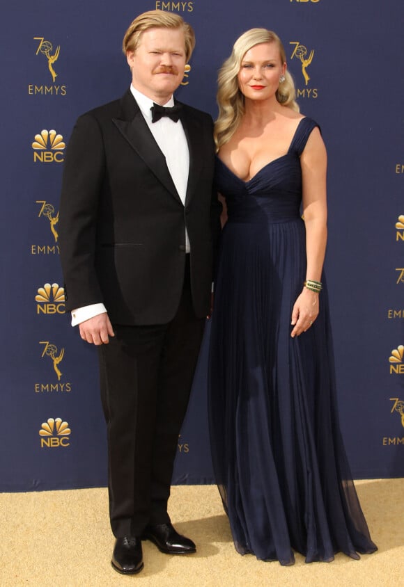 Kirsten Dunst, Jesse Plemons - People au 70ème Primetime Emmy Awards au théâtre Microsoft à Los Angeles le 17 septembre 2018. 