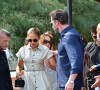 Jennifer Lopez et Ben Affleck partagent un moment intime en marge du 78ème festival international du film de Venise, la Mostra le 11 septembre 2021.