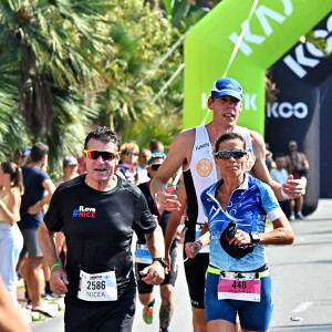 Exclusif - Christian Estrosi, le maire de Nice, durant l'IronMan 70.3 2021 à Nice le 12 septembre 2021. © Bruno Bebert / Bestimage