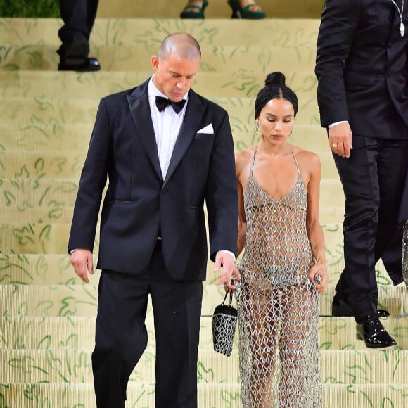 Channing Tatum et Zoë Kravitz assistent au Met Gala 2021, vernissage de l'exposition "Celebrating In America: A Lexicon Of Fashion" au Metropolitan Museum of Art. New York, le 13 septembre 2021.