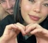 Claire Tomek et son compagnon posent sur Instagram, le 13 février 2021
