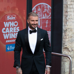 David Beckham à la soirée des "Sun Who Cares Wins Awards" au Roundhous à Londres