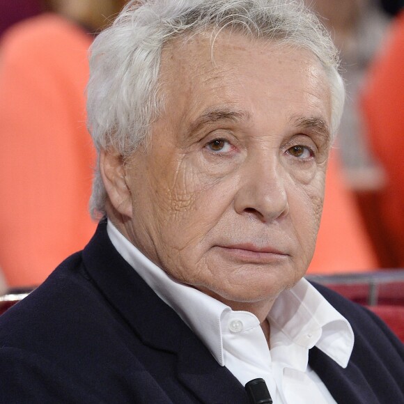 Michel Sardou - Enregistrement de l'émission " Vivement Dimanche " Spéciale Les enfants du Top 50, le 8 octobre 2014.