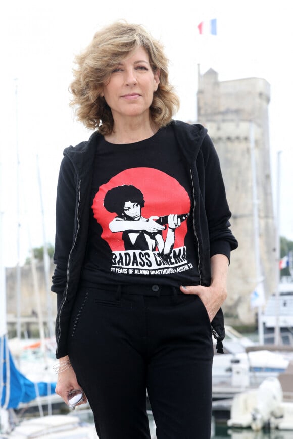 La réalisatrice Sophie Lorain pour la série "Sortez de moi" - Photocall lors du Festival de la Fiction de La Rochelle. Le 15 septembre 2021 © Jean-Marc Lhomer / Bestimage