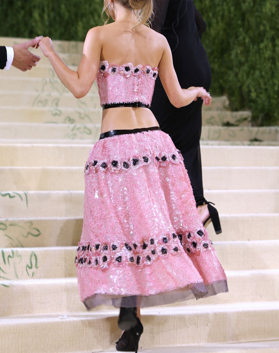 Lily-Rose Depp au Met Gala (Met Ball) 2021 à New York le 13 septembre 2021.