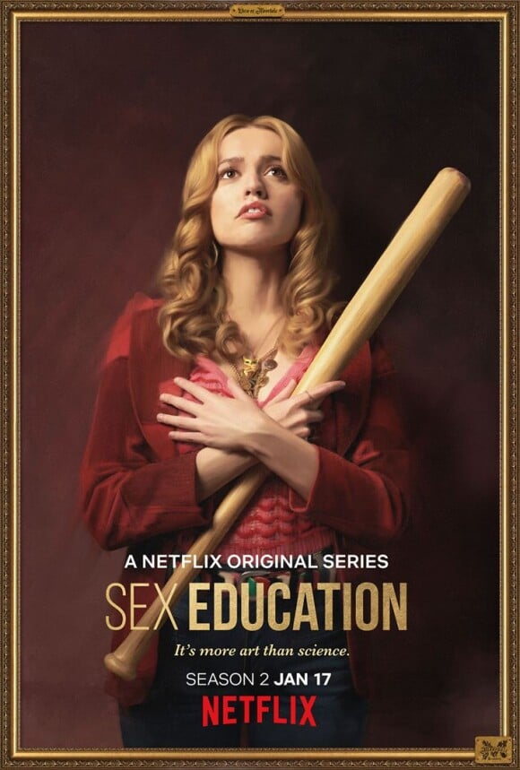 Aimee Lou Wood dans la série "Sex Education", sur Netflix.
