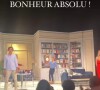 Fanny Leeb soutient son père, Michel Leeb, au Théâtre des Champs-Elysées. Le 17 septembre 2021.