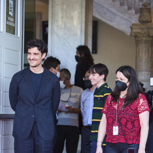 Louis Garrel et Joseph Engel - Première du film "La croisade" lors du 69e Festival International du Film de San Sebastian. Le 18 septembre 2021.