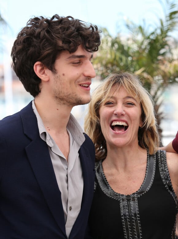 Louis Garrel et Valeria Bruni-Tedeschi - Photocall du film "Un château en Italie" au 66e Festival du Film de Cannes. Le 21 mai 2013.
