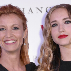 Alexandra Lamy et sa fille Chloé Jouannet - Avant-première du film "Une chance de trop" au cinéma Gaumont Marignan à Paris, le 24 juin 2015.