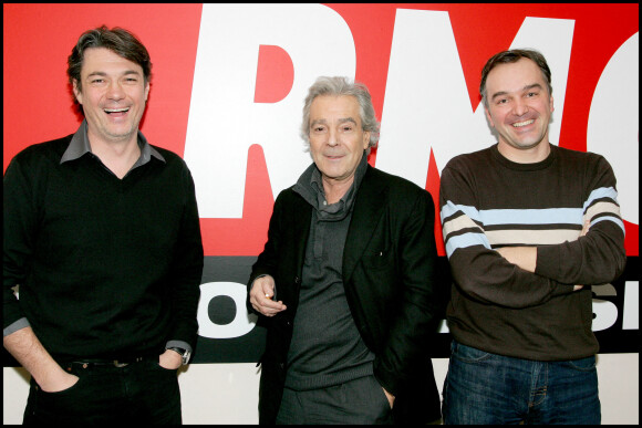 Alain Marschall, Pierre Arditi et Olivier Truchot à RMC © Guillaume Gaffiot/Bestimage