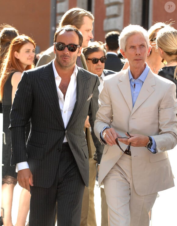 Tom Ford et Richard Buckley à Rome. Juillet 2007.