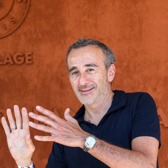 Elie Semoun au village lors des internationaux de France Roland-Garros à Paris le 13 juin 2021. © Dominique Jacovides / Bestimage