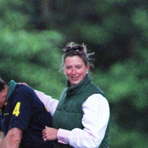 Tiggy Legge-Bourke et le prince Charles au Dorchester Trophee Polo en 1999.