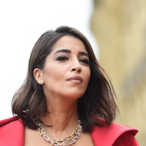 Leïla Bekhti au photocall du film "Les Intranquilles" (The Restless) lors du 69ème festival international du film de San Sebastian (Saint Sebastien) le 19 septembre 2021. 