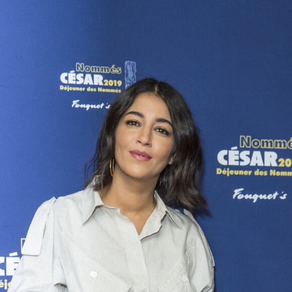 Leila Bekhti au photocall du "Déjeuner des Nommés César 2019" au restaurant le Fouquet's à Paris, France, le 3 février 2019. © Olivier Borde/Bestimage 