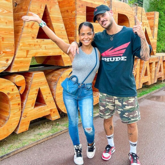 M. Pokora et sa femme Christina Milian se sont rendus au Jardin d'acclimation, à Paris. Ils étaient accompagnés de leurs deux garçons et de Violet, la fille aînée de Christina Milian.