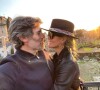 Laeticia Hallyday et Jalil Lespert lors de leur week-end en amoureux à Rome. Octobre 2020