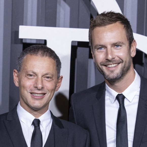 Marc-Olivier Fogiel et son mari Francois Roelants - Gala d'ouverture de la saison de la danse 2021/2022 au Palais Garnier à Paris le 24 septembre 2021 © Olivier Borde / Bestimage