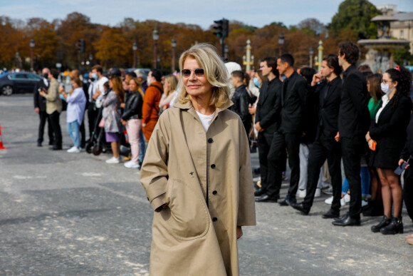 Nicole Garcia - Arrivées au défilé de mode Dior lors de la la Fashion Week printemps/été 2022 de Paris, France, le 28 septembre 2021. © Clovis-Veeren/Bestimage