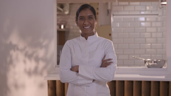 Kelly Rangama, participante à "Chefs, en cuisine et en famille" sur TMC.