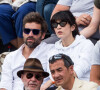 Arnaud Clément et sa compagne Nolwenn Leroy - People dans les tribunes lors de la finale messieurs des internationaux de France de tennis de Roland Garros 2019 à Paris. © Jacovides-Moreau/Bestimage 