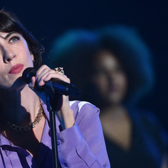 Exclusif - Nolwenn Leroy - Enregistrement de l'émission "300 Choeurs chantent les plus belles comédies musicales" à Paris, qui est diffusée le 30 septembre sur France 3 © Giancarlo Gorassini / Bestimage 