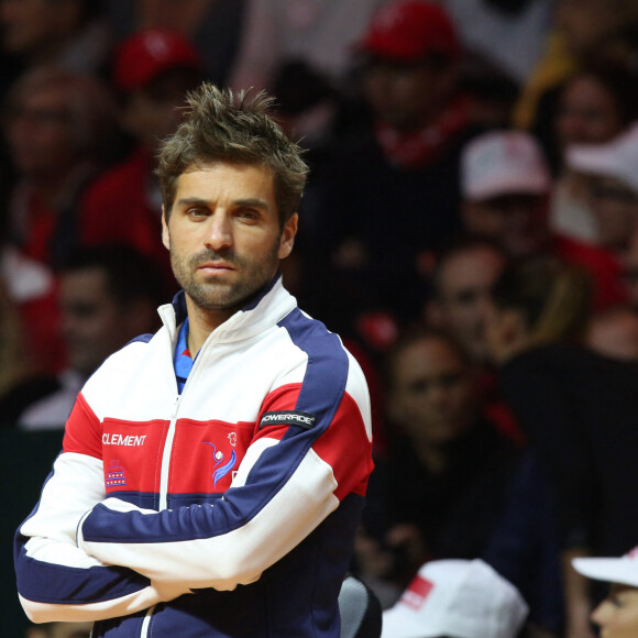 Arnaud Clément - Finale de la Coupe Davis (France - Suisse) au Stade Pierre Mauroy de Lille Métropole le 21 novembre 2014 