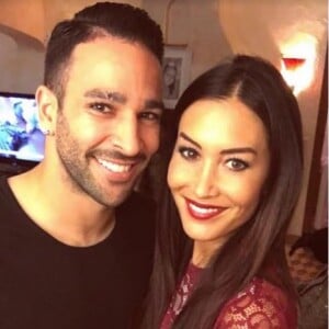 Adil Rami et Sidonie Biémont