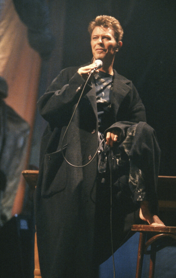 David Bowie en concert à Bruxelles sur le "Outside Tour" 1996