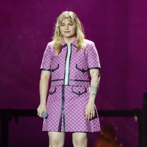 Louane Emera et Florian Rossi - Enregistrement de la 2ème partie de l'émission "La chanson challenge" au Château de Chambord, diffusée le samedi 26 juin 2021. © Gaffiot-Moreau / Bestimage 