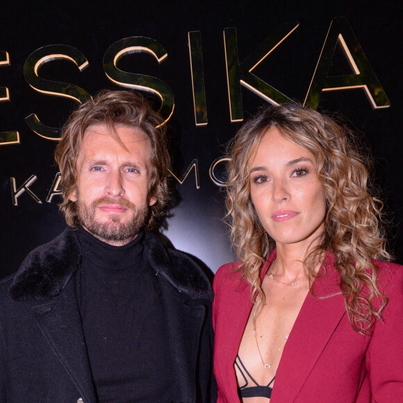 Philippe Lacheau et Elodie Fontan lors de la soirée de présentation de la collection Messika by Kate Moss à l'hôtel Ritz à Paris le 3 octobre 2021. © Rachid Bellak / Bestimage 