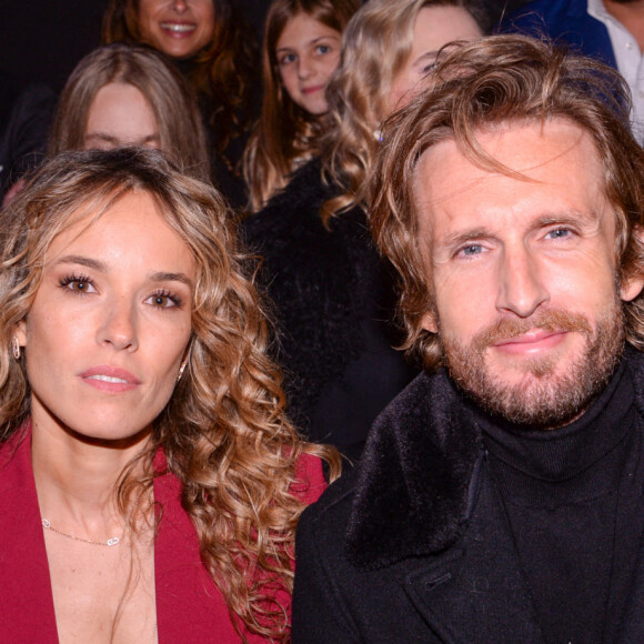 Elodie Fontan et Philippe Lacheau lors de la soirée de présentation de la collection Messika by Kate Moss à l'hôtel Ritz à Paris le 3 octobre 2021. © Rachid Bellak / Bestimage 
