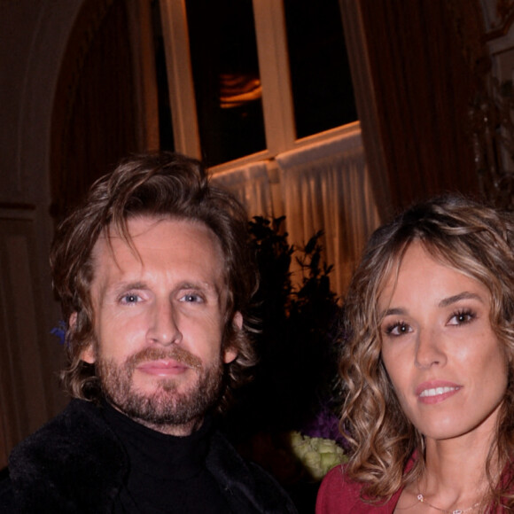 Exclusif - Philippe Lacheau, Elodie Fontan lors du dîner de la soirée de présentation de la collection Messika by Kate Moss à l'hôtel Ritz à Paris en marge de la fashion week collection printemps/été 2022 le 3 octobre 2021. © Rachid Bellak / Bestimage