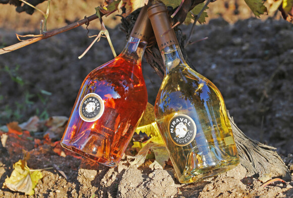 Le vin produit sur au château de Miraval, dans le sud de la France.