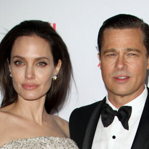 Angelina Jolie et son mari Brad Pitt - Première de "By the Sea" à Los Angeles le 5 novembre 2015. © CPA/Bestimage