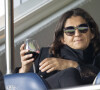 Fayza Lamari (mere de Kylian Mbappé) - People en tribune lors de la rencontre de football Paris Saint Germain PSG contre Clermont (4-0) au Parc des Princes à Paris le 11 septembre 2021.